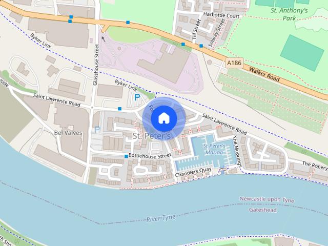 Apartment for rent in St. Peter's, Tyne And Wear