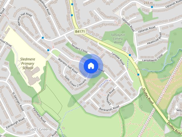 House for rent in Dixons Green, West Midlands