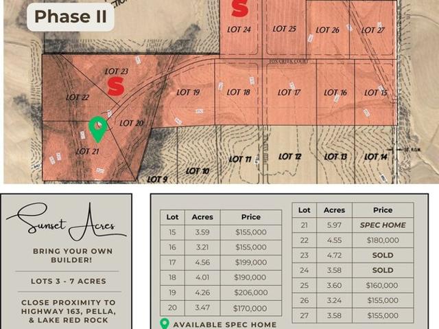 Land for sale in Pella, Iowa