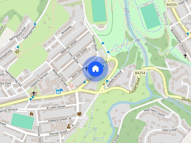 House for rent in Treharris