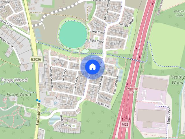 House for rent in Forge Wood, Glynde
