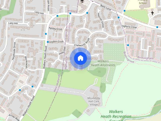 House for rent in Wythall CP, Bromsgrove