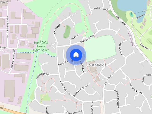 House for rent in Southfields, Northampton