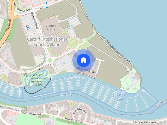 House for rent in Cardiff International Sports Village, Falcon Lodge