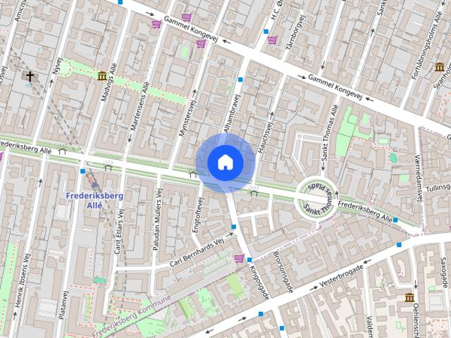 Zimmer til leje i Frederiksberg C, Brøndby