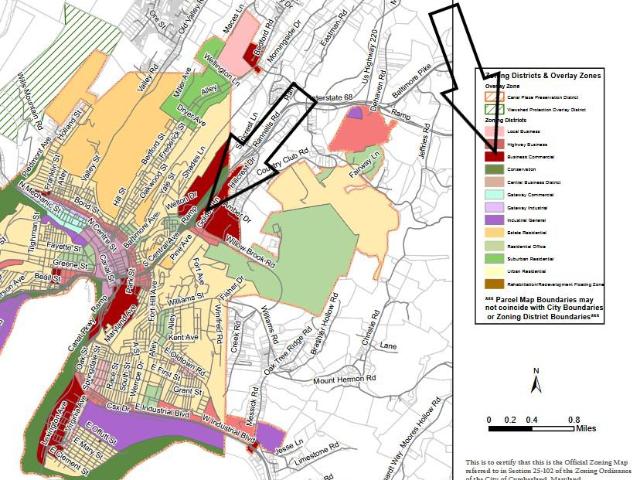 Commercial for sale in Cumberland, Maryland