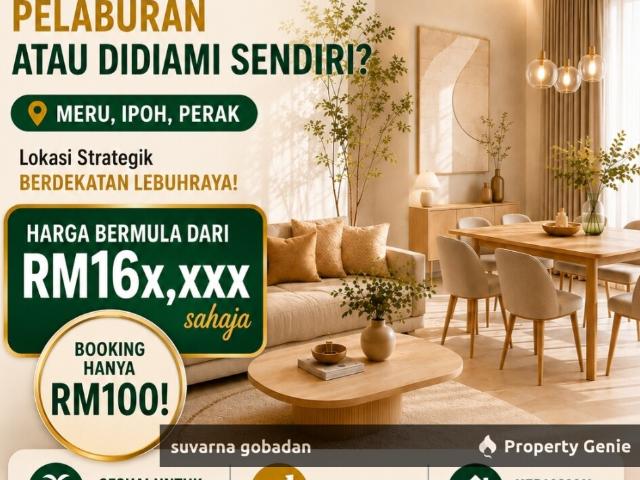 Apartment for sale in Perak, Tanjong Ipoh