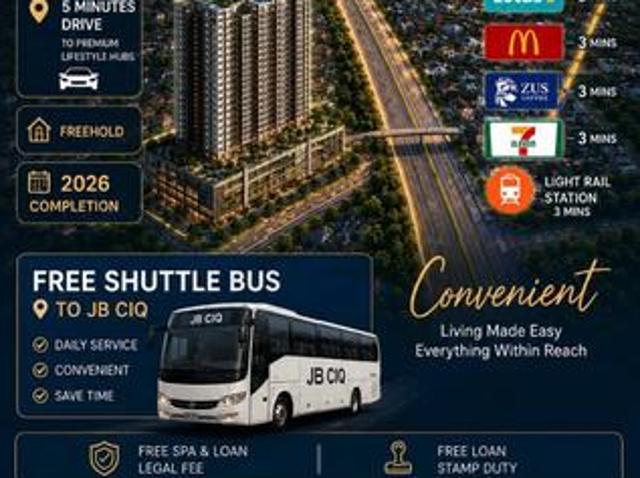Serviced Residence for sale in Johore Bahru, Johor
