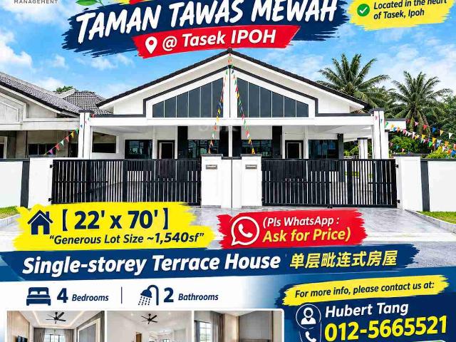 House for sale in Taman Tawas Mewah, Majlis Bandaraya Ipoh