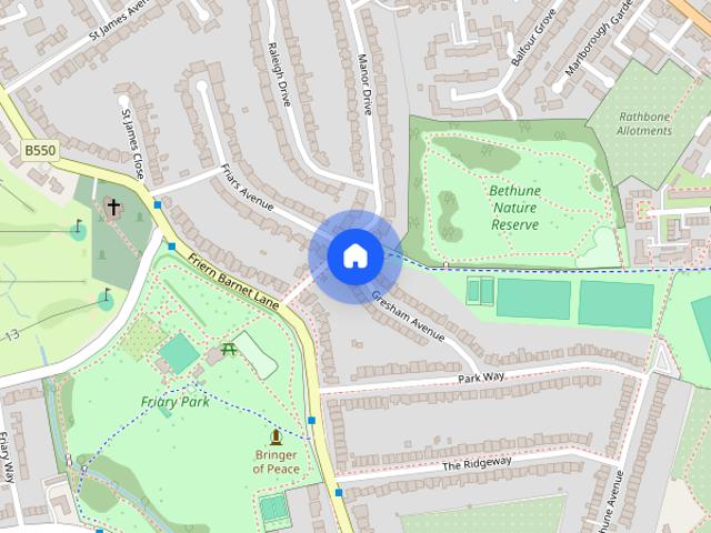 House for rent in London Borough of Barnet, Greater London