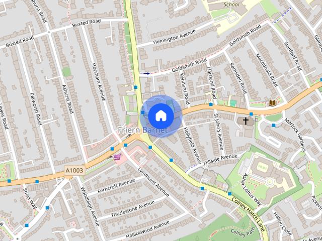 Apartment for rent in Brunswick Park, Greater London