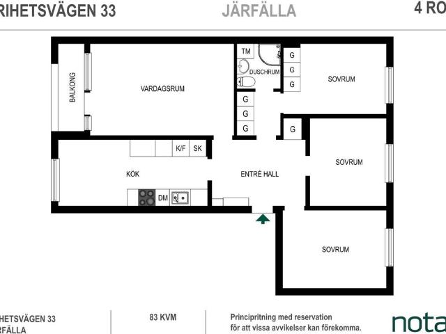 Lägenhet hyra i Jakobsberg, Stockholm