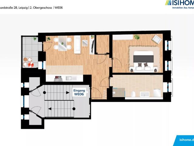Apartment mieten in Volkmarsdorf, Leipzig