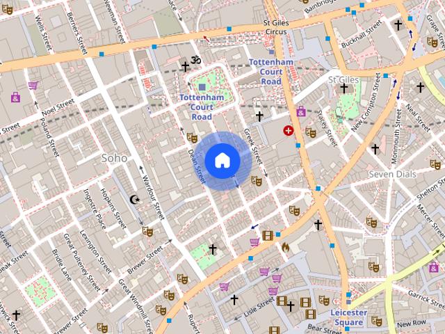 Apartment for rent in Soho, Greater London