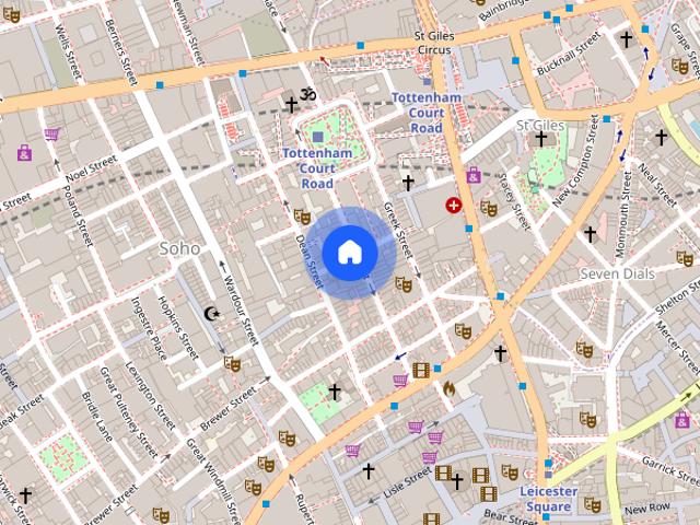 Apartment for rent in Soho, Greater London