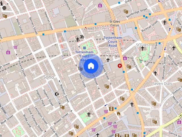 Apartment for rent in Soho, Greater London