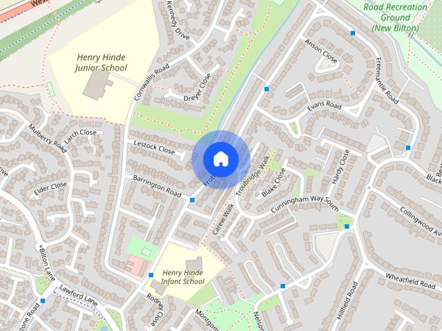 House for rent in Overslade, New Bilton