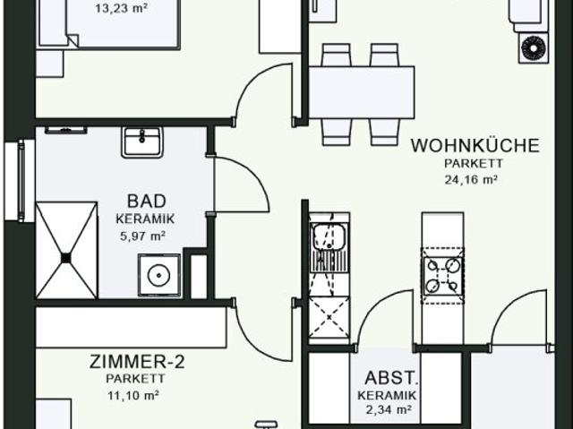 Apartment mieten in Jakomini, Gersdorf-Feistritz