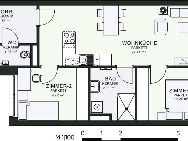 Apartment mieten in Jakomini, Gersdorf-Feistritz
