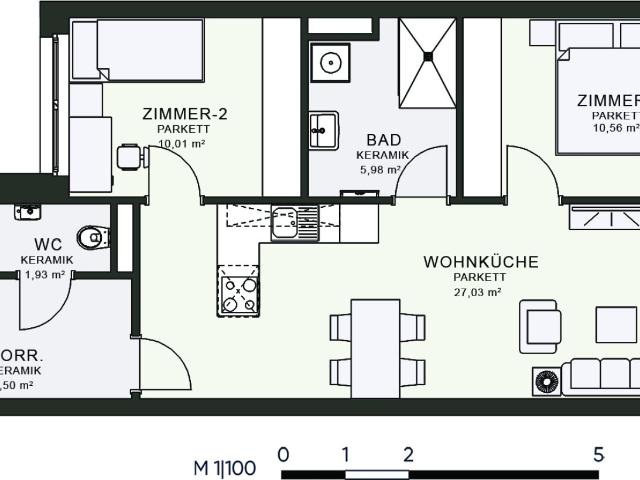 Apartment mieten in Jakomini, Gersdorf-Feistritz
