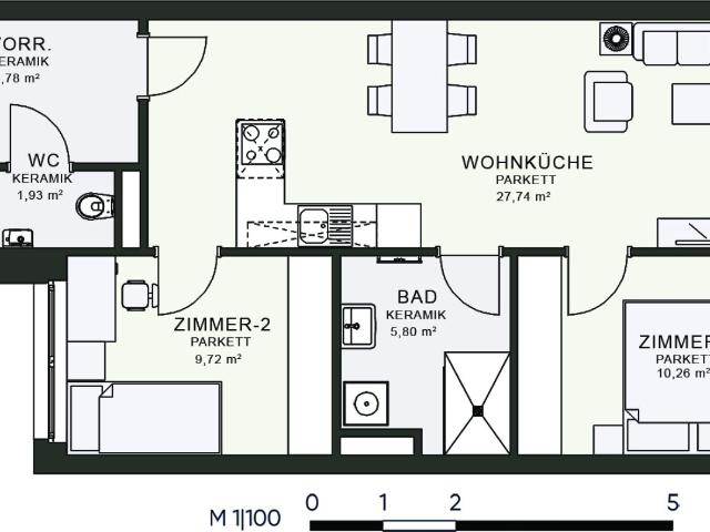 Apartment mieten in Jakomini, Gersdorf-Feistritz