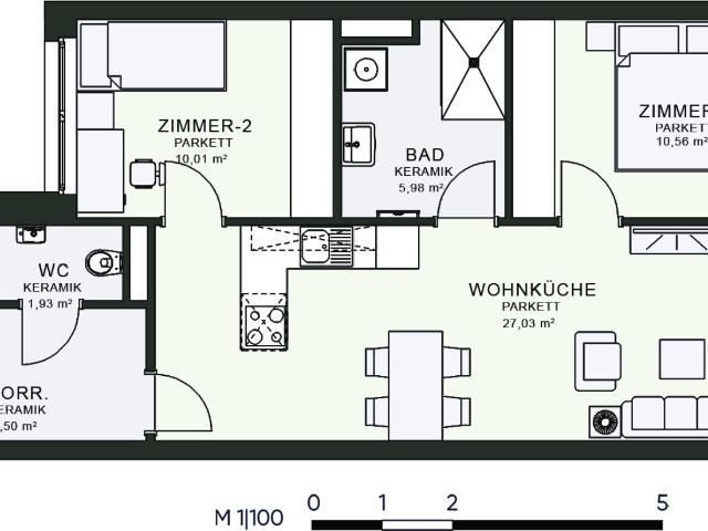 Apartment mieten in Jakomini, Gersdorf-Feistritz