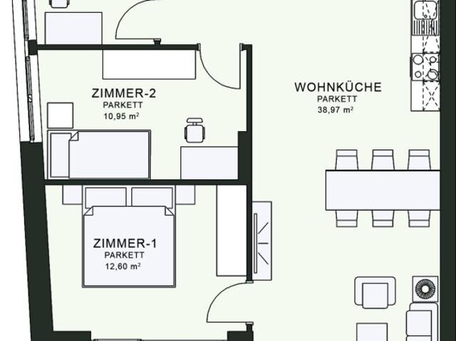 Apartment mieten in Jakomini, Gersdorf-Feistritz