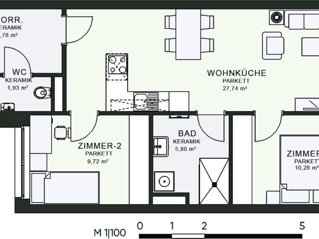 Apartment mieten in Jakomini, Gersdorf-Feistritz