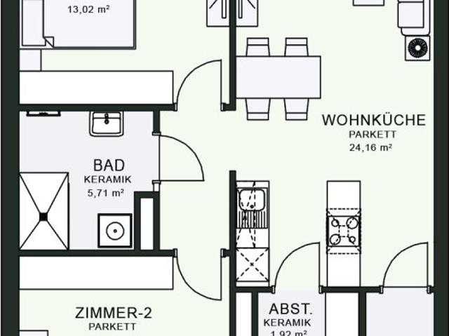 Apartment mieten in Jakomini, Gersdorf-Feistritz