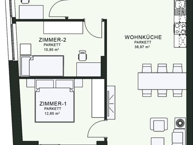 Apartment mieten in Jakomini, Gersdorf-Feistritz
