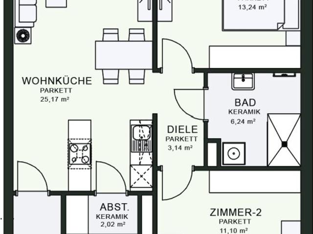 Apartment mieten in Jakomini, Gersdorf-Feistritz