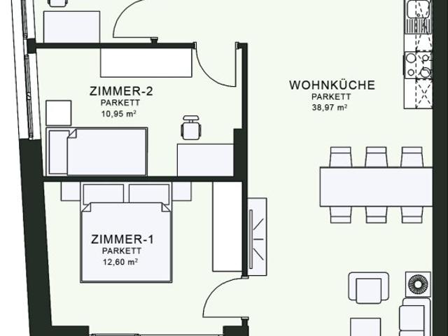 Apartment mieten in Jakomini, Gersdorf-Feistritz