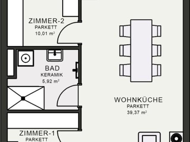 Apartment mieten in Jakomini, Gersdorf-Feistritz