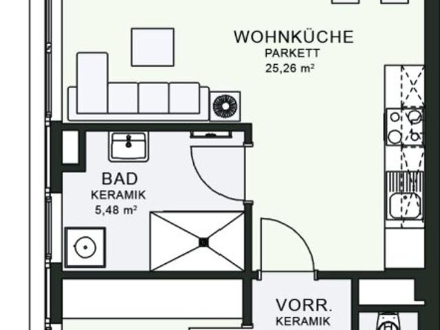 Apartment mieten in Jakomini, Gersdorf-Feistritz