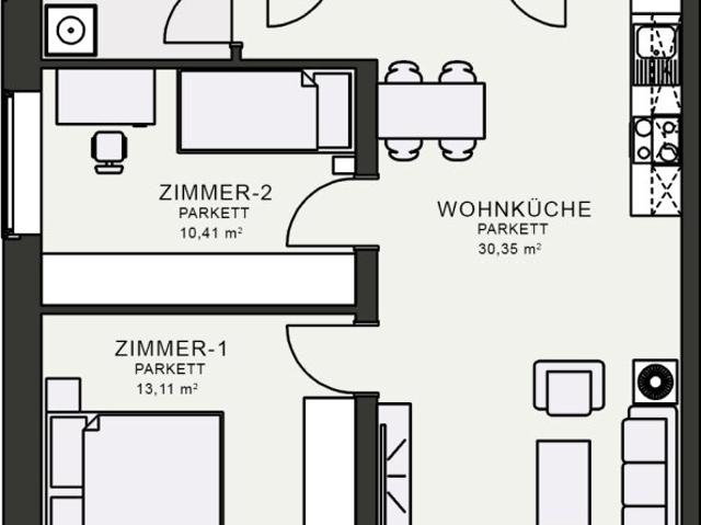Apartment mieten in Jakomini, Gersdorf-Feistritz