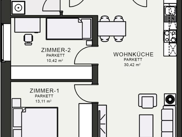 Apartment mieten in Jakomini, Gersdorf-Feistritz