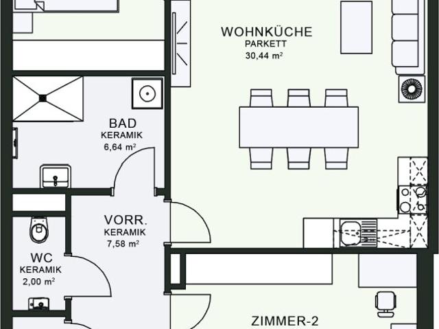 Apartment mieten in Jakomini, Gersdorf-Feistritz