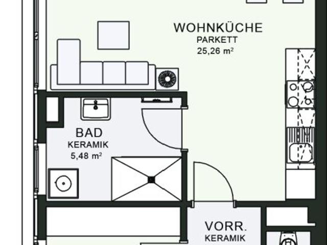 Apartment mieten in Jakomini, Gersdorf-Feistritz