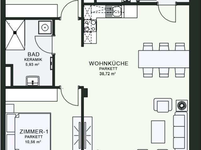 Apartment mieten in Jakomini, Gersdorf-Feistritz