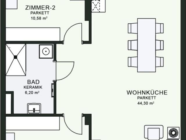 Apartment mieten in Jakomini, Gersdorf-Feistritz