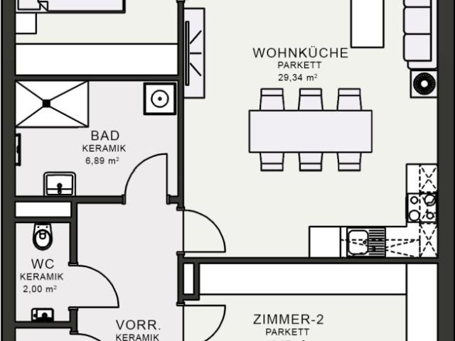 Apartment mieten in Jakomini, Gersdorf-Feistritz