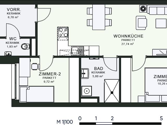 Apartment mieten in Jakomini, Gersdorf-Feistritz