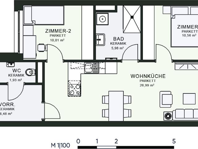 Apartment mieten in Jakomini, Gersdorf-Feistritz