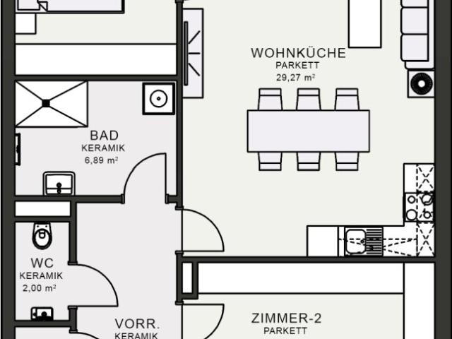 Apartment mieten in Jakomini, Gersdorf-Feistritz