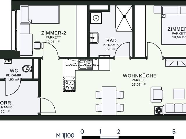 Apartment mieten in Jakomini, Gersdorf-Feistritz