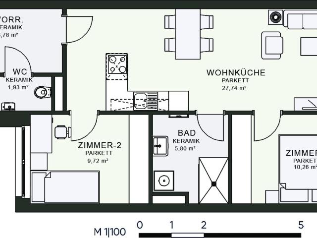 Apartment mieten in Katastralgemeinde Jakomini, Graz