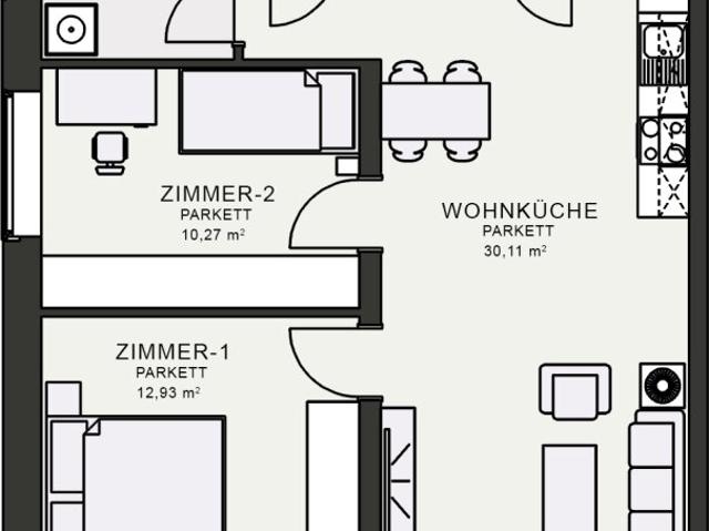 Apartment mieten in Jakomini, Gersdorf-Feistritz