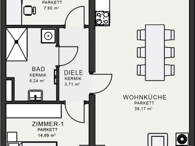 Apartment mieten in Jakomini, Gersdorf-Feistritz