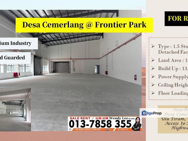 Warehouse for rent in Plentong, Johor
