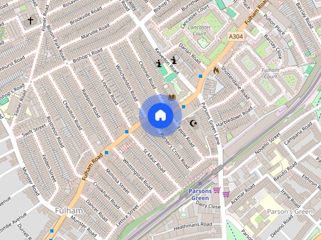 Apartment for rent in Parson's Green, Greater London